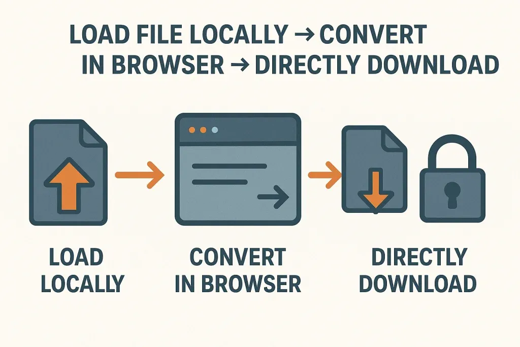 Local conversion process diagram