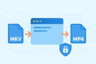 Convert MKV and MOV to MP4 directly in your browser without uploading files